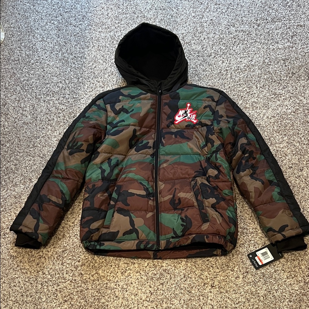 Nike Kids Camouflage Puffer Jacket